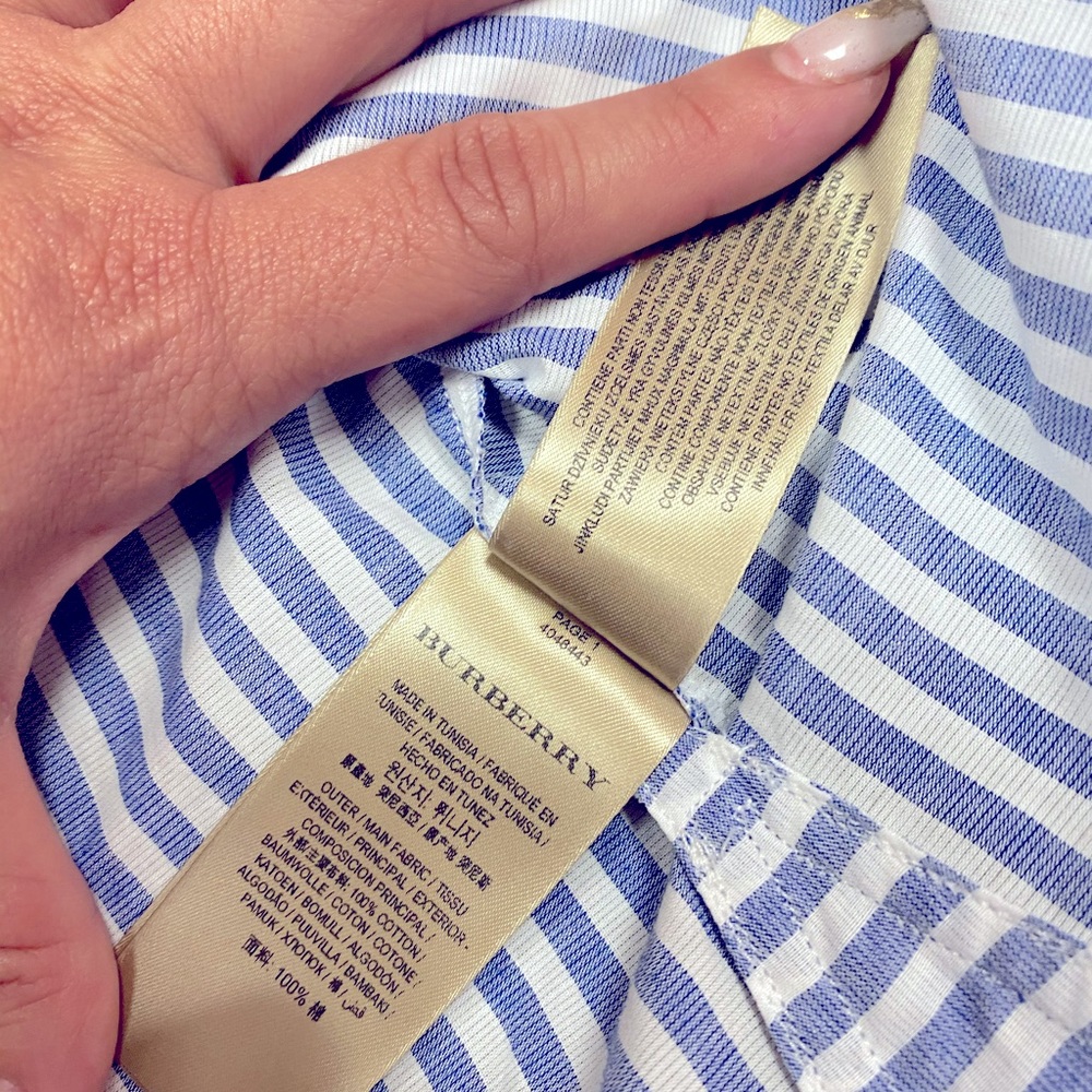 Burberry button down blouse - Picture 8 of 9